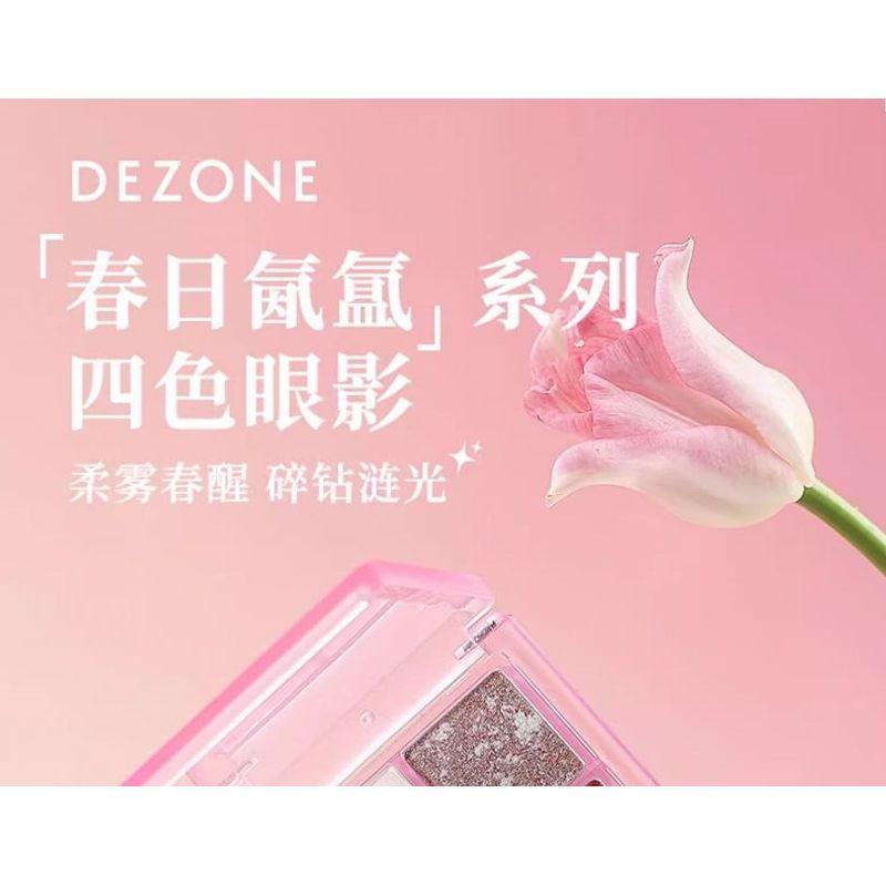 DEZONE - Spring Atmosphere 4 Colors Eyeshadow Palette - 4 Types