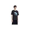 FILA Dolphin Print Casual Sport Short Sleeve T-Shirt Women Tops Black F51W128107F-BK