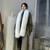 Double-sided Fluffy Lengthened Thickened Scarf Shawl Scarf High-end New Warm Imitation Fox Women's Scarf
