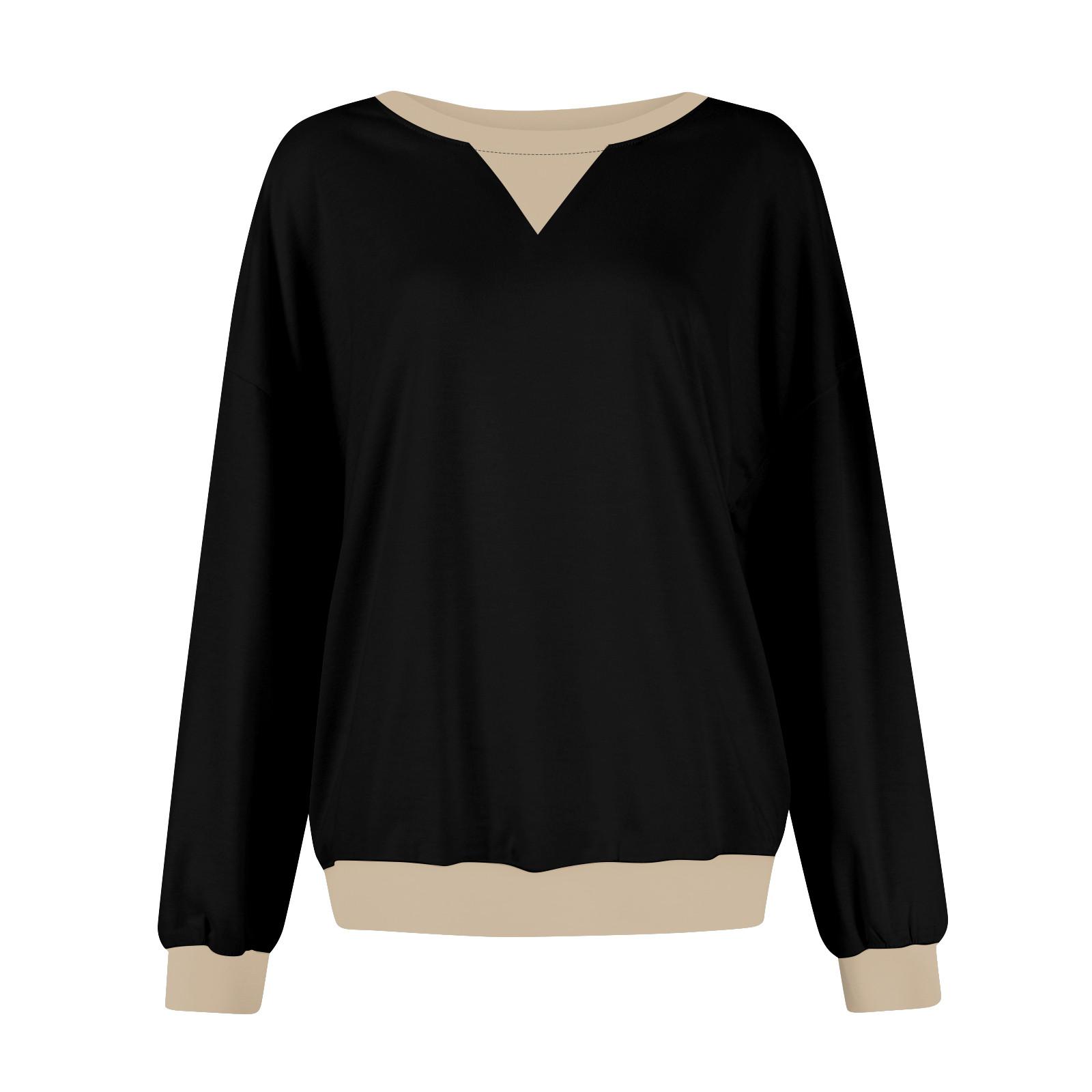 Женский повседневный пуловер с принтом — фото 5