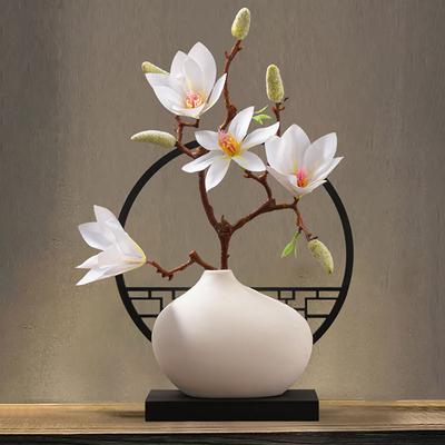 1 kleine chinesische Keramikvase, chinesische Zen-Vase für Zuhause, Dekoration, kreative Foyer-Weinschrank-Dekoration, kleines Ornament