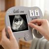 Sonogram Picture Frame Ultrasound Photo Display With Baby Countdown Weeks Pregnancy Announcement Baby Gender Reveal Gift New Mom Parents
