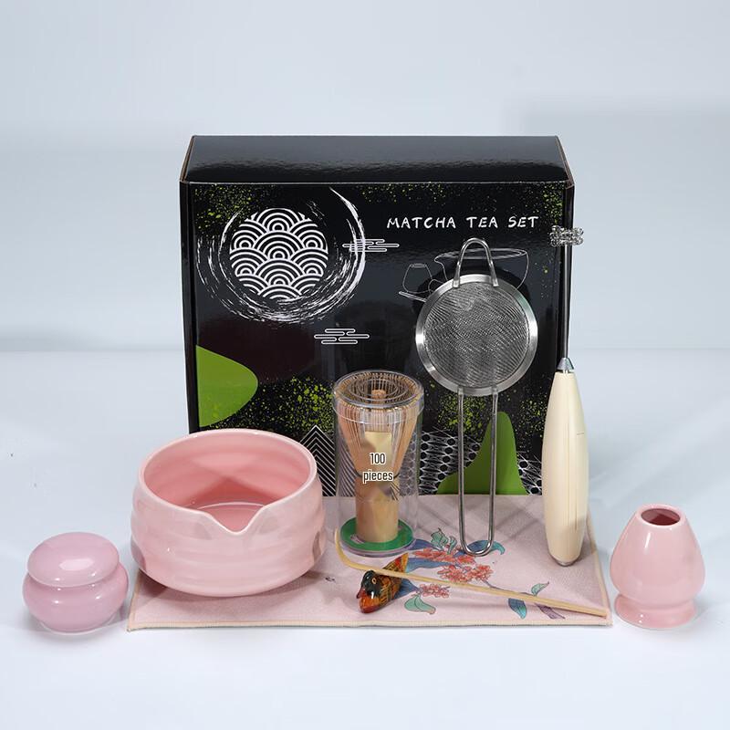 

Japanese Ceramic Matcha Bowl Set, 9-Piece