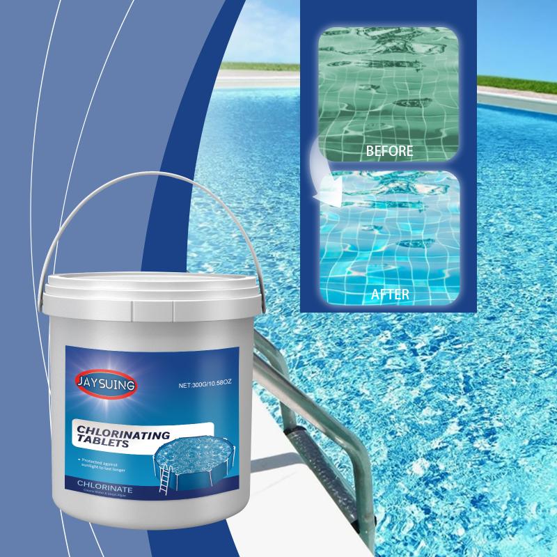 Pool Cleaning Tablets Multi-Functional Fast Dissolving Clean Improve Water Quality All-Purpose Swimming Pool Cleaning Tablets
