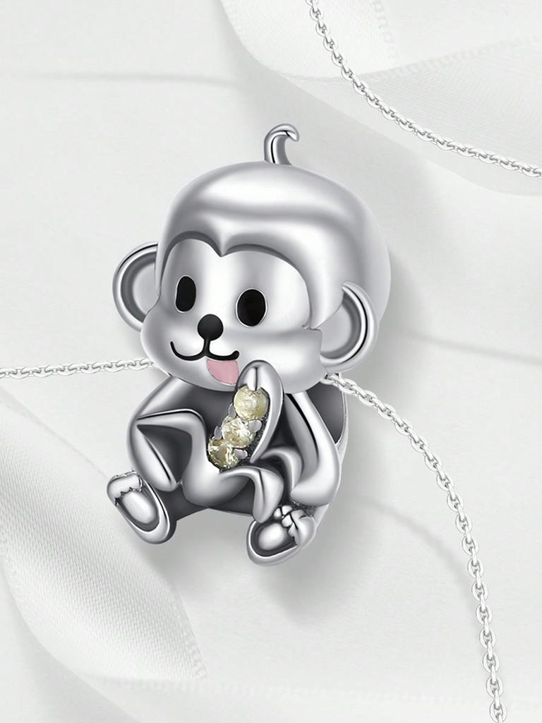 Charms Plata Niedlicher Kleiner Dinosaurier Erdbeerperlen Charm Kupferbeschichtet Passend für Charms Originalarmband Zum Schmuckherstellen DIY Charm