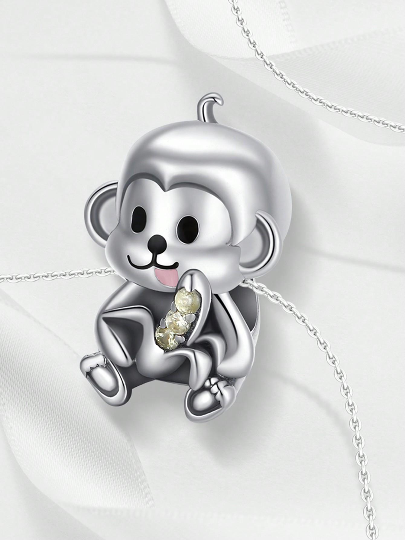 Посеребренные Оригинальные Милые Маленькие Динозавры Клубничные Бусины Подходят для Браслета Женские Украшения Подарок