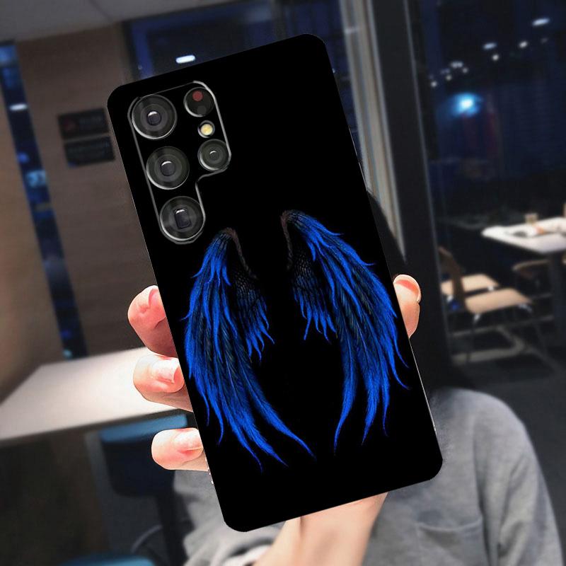

Exquisite Wings Cover For Samsung Galaxy S23 S24 S25 Ultra S21 S22 S20 S9 S10 Plus S21 FE S24 FE Phone Case Galaxy S25Ultra
