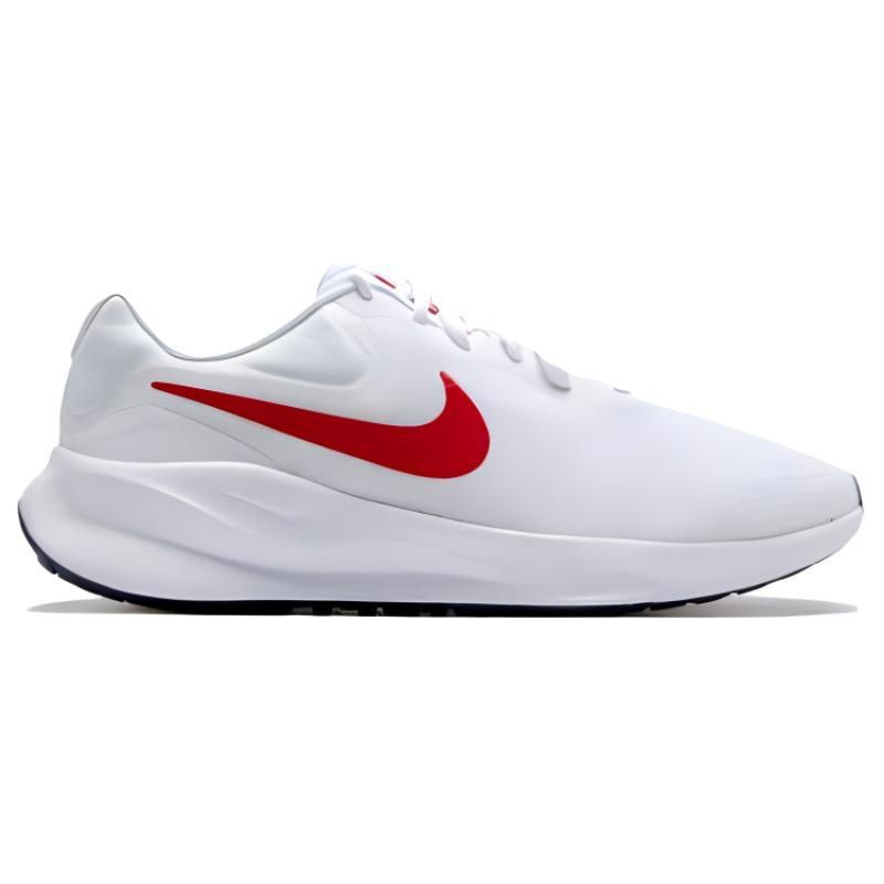 Nike Revolution 7 Extra Wide White University Red Men Sneakers Midnight-Navy FB8501-100