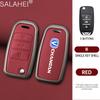 Leather Car Key Case Cover Shell Fob For Changan CS15 Eado Raeton CS35 Plus CS55 CS75 J35 Hunter F70 CS1 CV1 Alsvin Accessories