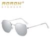 AORON Polarized Men Sunglasses Classic Pilot Driving Sun Glasses Metal Frame Mirror Lens Sunglasses Gifts