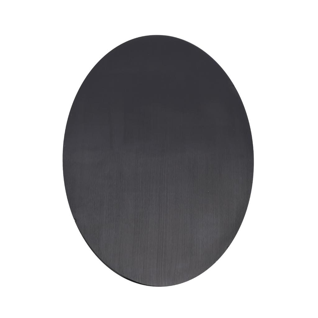 Ovales, leeres Nummernschild aus Aluminiumlegierung, DIY, universell passend für Motorräder