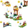 Colorful Super Mario Bros Dolls Luigi Peach Bowser Toad Building Blocks