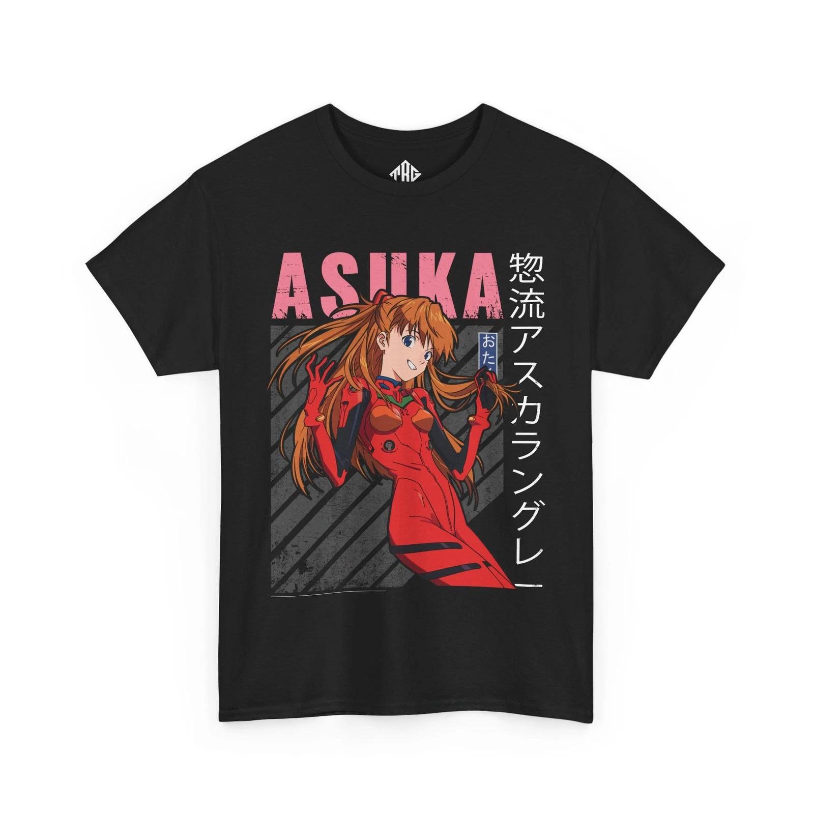 Футболка Асука Лэнгли Сорью | Пилот Евы-02 Аниме-рубашка Neon Genesis S