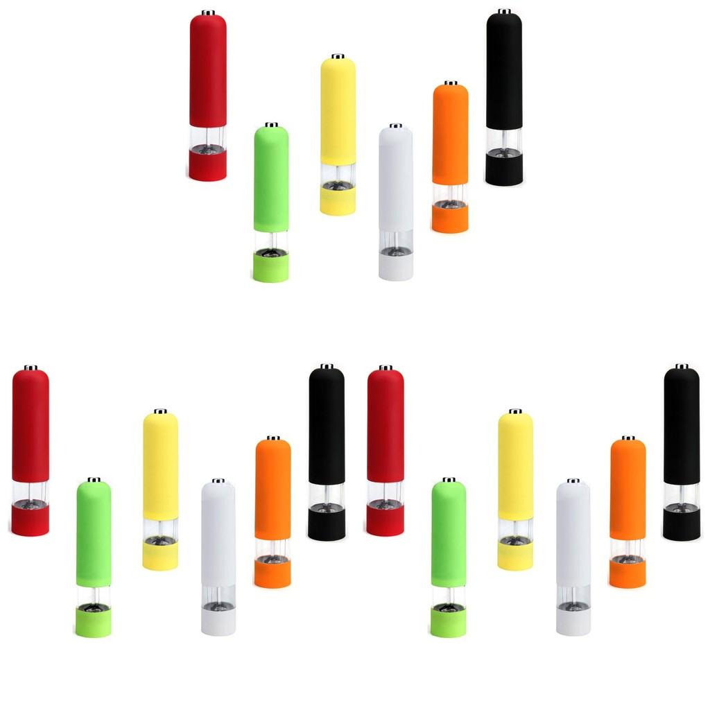 Abs Electric Salt Spice Herb Pepper Mill Grinder Kitchen Gourmet Light With