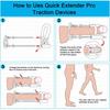4th Generation Male Enlarger Stretcher Tension Traction Correction Bending Penis Extender Enlarger Device for Men Penis Extender