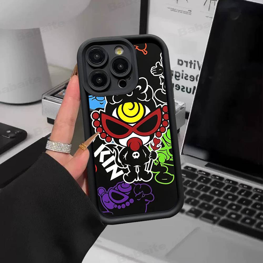 H-Hysteric Cute M-Mini TPU Phone Cover For Iphone 17 16 15 14 13 12 11 Pro Max Plus Case Cover
