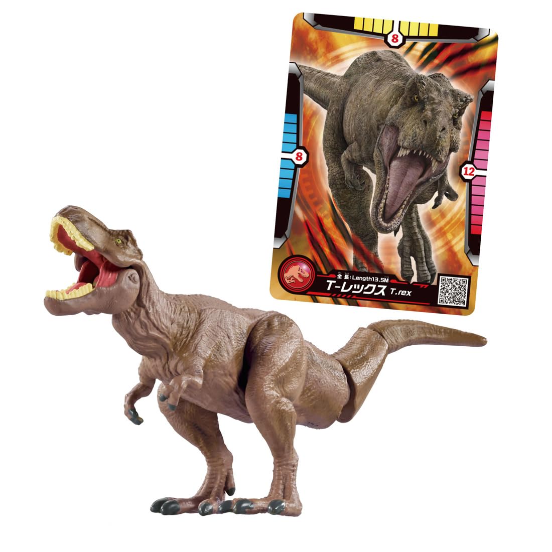 

Takara Tomy Ania Jurassic World Ania Battle Animal Dinosaur Toy for ages 3 and up T-Rex (with Card)
