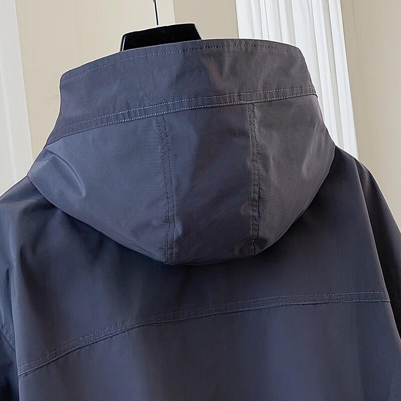 Siboshe Damen Locker Geschnittene Kapuzenjacke mit Überschnittenen Schultern