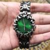 2025 Y2K Antique Alabaster Quartz Watch Men Retro Black Strap Red Medieval Old Unique Creative Men's Watches Luminous AAA Clock
