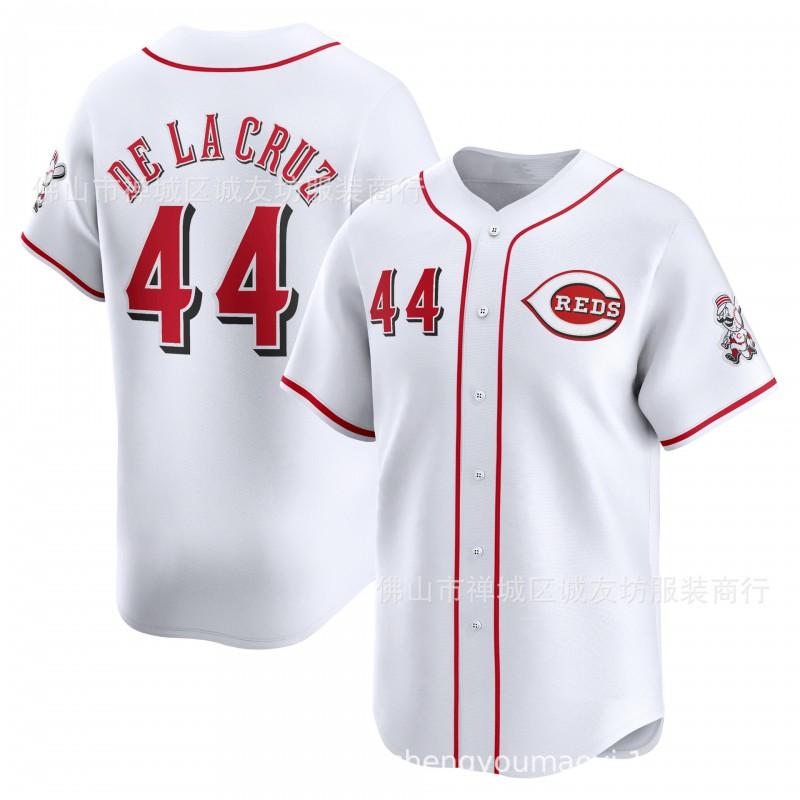 Cincinnati Reds 44 Gray Fan Baseball Jersey Unisex Sport Top Fall Winter