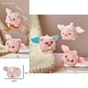 Adorable Plush Flying Pig Pendant- Perfect Car Key Ornament For Girls With Vibrating Wings And Tail!