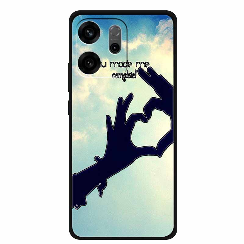 For Oppo Reno14 F Case 3D Flowers Emboss Phone Cases for Oppo Reno 14 F Reno14F 5G Back Protective Covers Soft Silicone Bumper