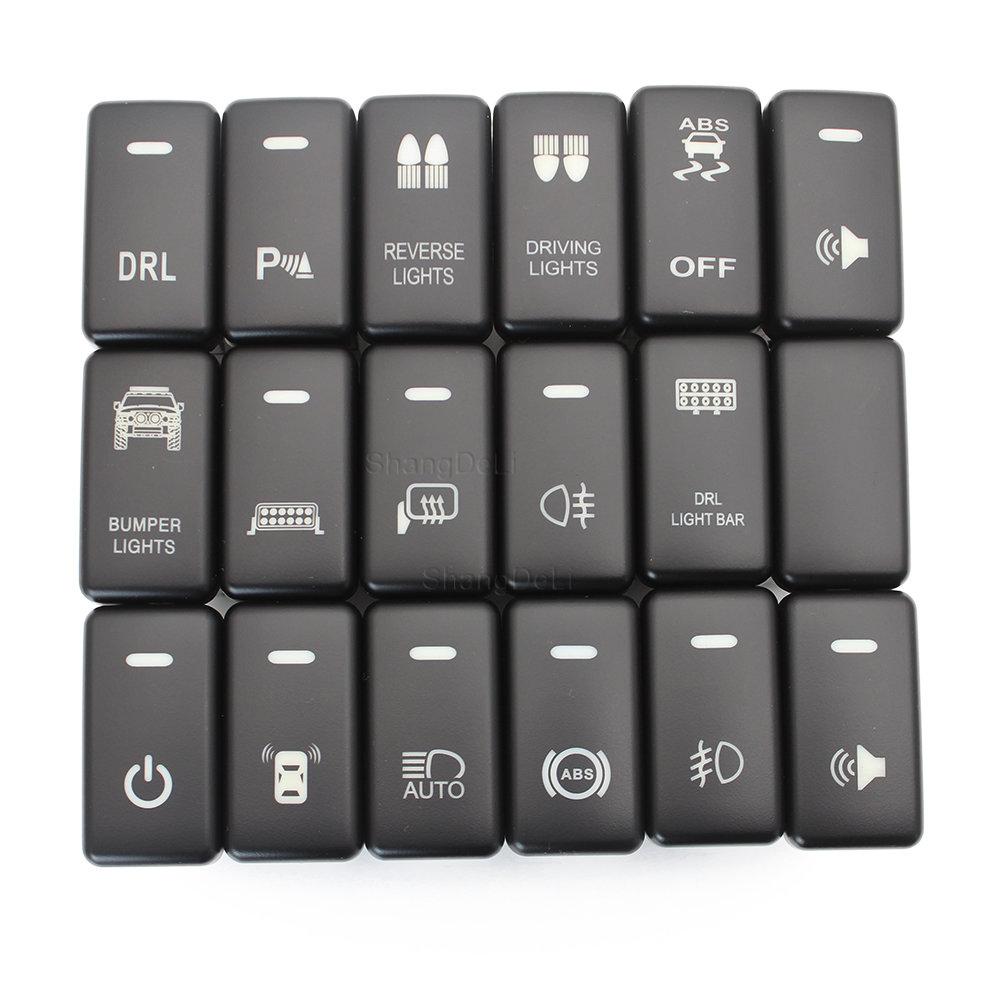 

Помаранчеве світло Автомобільний динамік Кнопковий перемикач з дротом для Toyota Land Cruiser Hilux Prado 120 FJ CRUISE LC76 REIZ 2006-2009 1 pc other icon