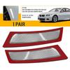 2x Front Side Marker Fender Bumper Reflector Clear For 11-16 BMW F10 5-Series EA