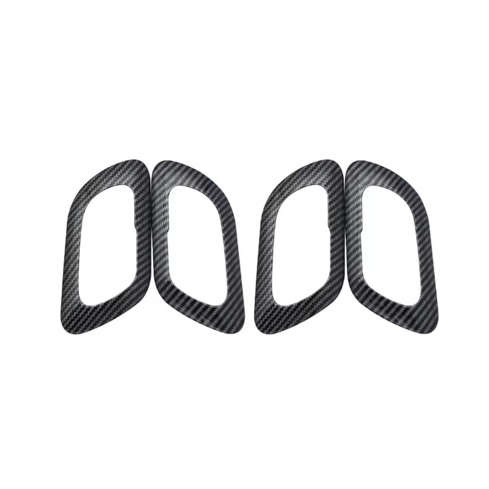 ABS Car Door Handle Holder Window Lift Switch Button Cover Trim For Peugeot 3008 2011- 2015 Car Accessories