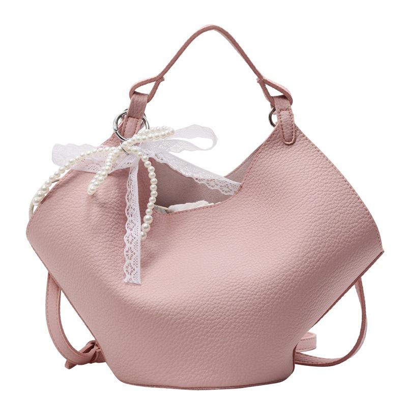 This year, the Korean version of the simple lychee pattern portable mother and child bag is popular, high-end, lightweight and versatile fashion mess