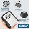 Home Key Lock Box Wall-mounted 4-digit Password Security Lock Key Storage Waterproof Storage Box for Home Office Key Storage