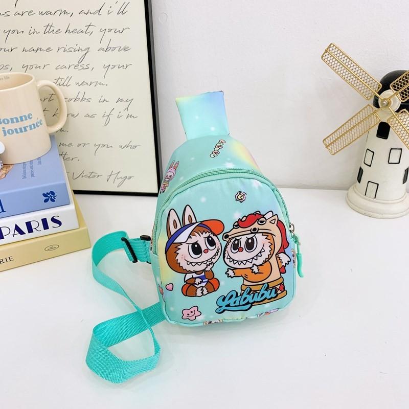 Kids Cartoon Pattern Coin Purse Single Shoulder Crossbody Chest Bag Gift