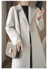 Women's Mid-Length Wool Coat - New Autumn/Winter Double-Faced Fleece Style