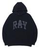 Ray Big Arch Logo Hoodie Mq6Tu144_Black