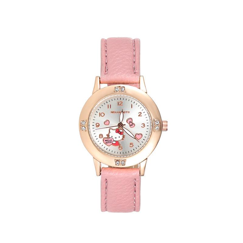 Rose Gold Diamond Belt Watch Middle School Student Watch Women S Quartz Watch Supply