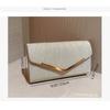 Gold Silver Evening Bag Women Elegant Fashion Banquet Clutch Chain Shoulder Bags Luxury Purse Female Wedding Party Bags