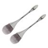2pcs Multipurpose Nail Dust Brush Ergonomic Handle Powder Remover Brush  For Manicure Use