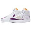 Nike Zoom Blazer Mid Edge SB White Viotech Unisex Sneakers DA2189-100