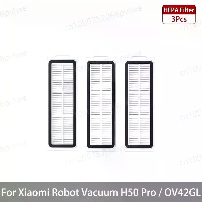 Suitable for For Xiaomi Robot Vacuum H50 OV43GB / H50 Pro OV42GL Cleaner Accessories Main Side Brush Cover Filter Mop Holder Dust Bag Dust Box