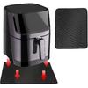 Heat Resistant Mat for Air Fryer,Heat Resistant Pad Countertop Protector Kitchen Appliance Mats with Sliding Function,Coffee Maker Mat for