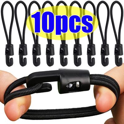 10PCS 10/15/25cm Elastic Bungee Cord Set Tied Rope High Elasticity Luggage Straps Rope For Bikes Tie Downs Camping & Cars Cord T