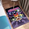 1Pc The Powerpuff Girls Printed rectangle carpet, home door mat, outdoor travel protection carpet A5