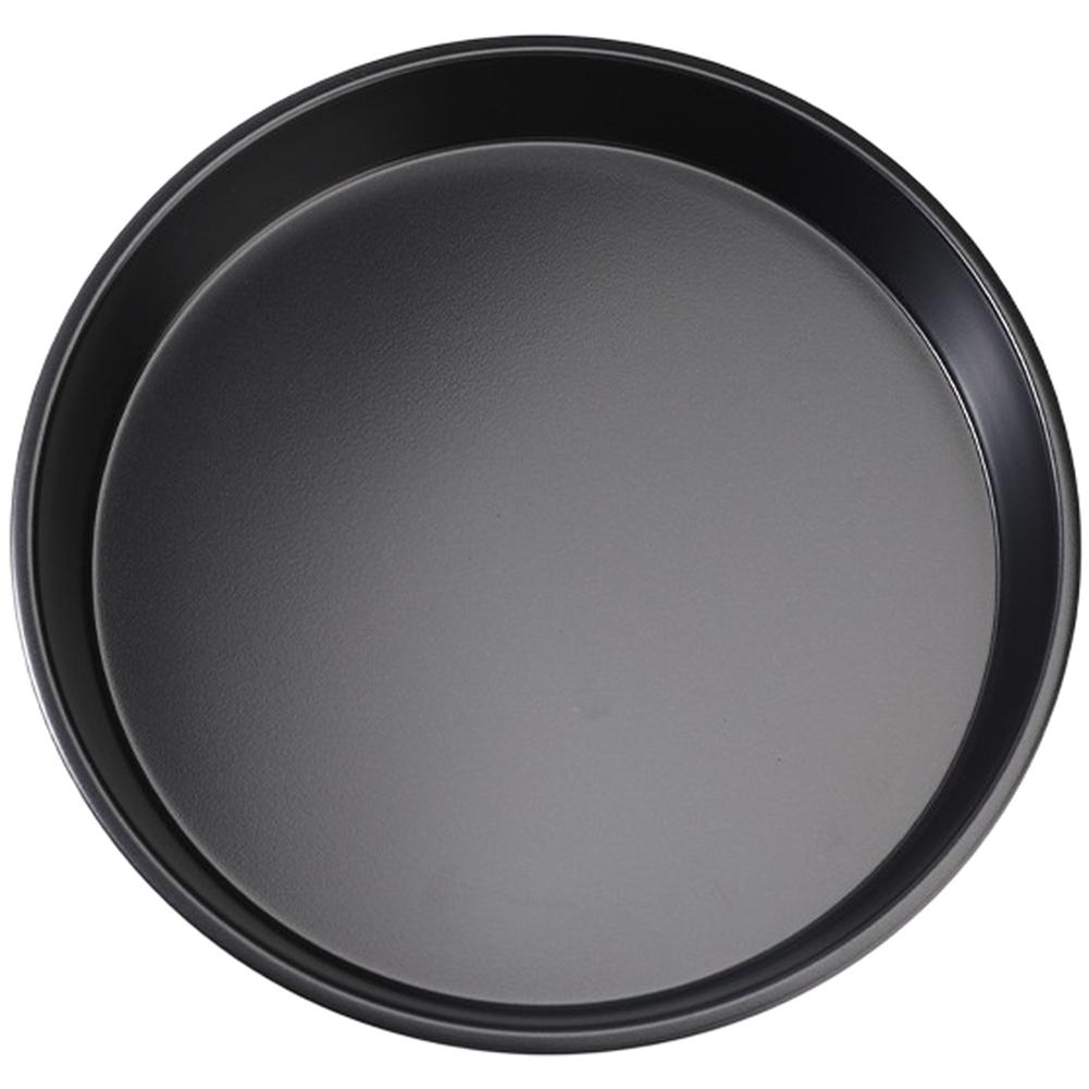 10 Inch Round Carbon Steel Pizza Pan Nonstick Coating Bakeware with Rolled Edge for Safe Handling and Even Temperature Cooking