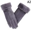 Women Autumn Winter Thick Plush Gloves Cute Furry Warm Mitts Full Finger Touchscreen Mittens Outdoor Sport Female Gloves