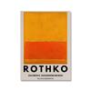 Mark Rothko Exhibition Poster Blue Pink Yellow Art Print Yayoi Kusama Vintage Museum Wall Picture Abstract Painting Home Decor