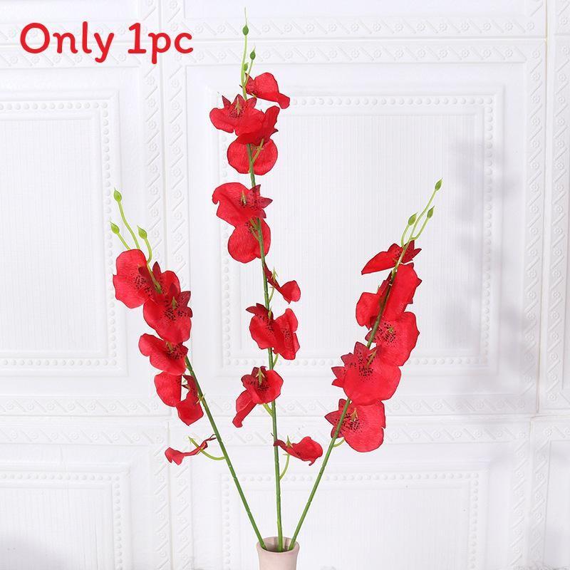Silk Orchid Dancing Flower Arrangement For Wedding Decor And Home Styling