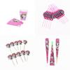 Magical Unicorn Kids Birthday Party Supplies Featuring Colorful Plates Cups And Banners
