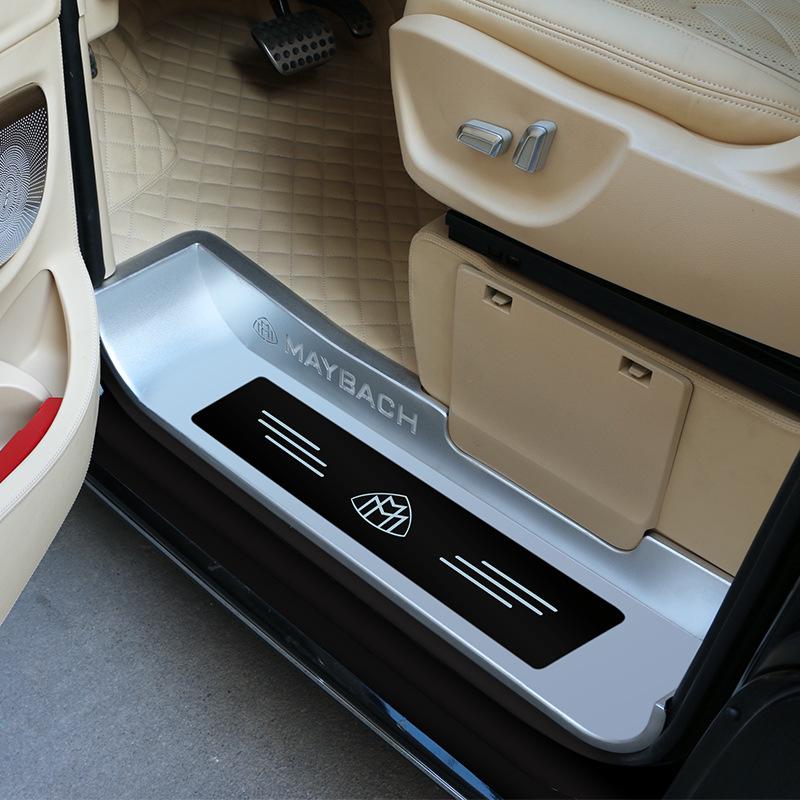V-Class V260 Sill Strips with Maybach Logo - Welcome Pedal Protector for Vito