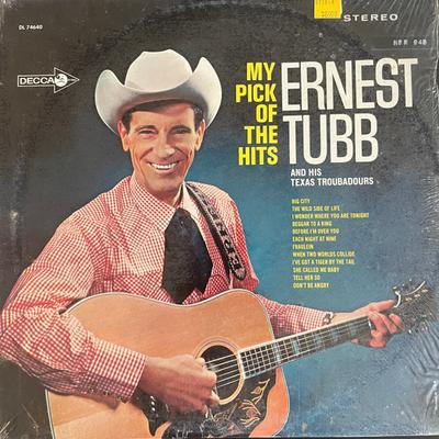 Disco LP ERNEST TUBB & HIS TEXAS TROUBADOURS - My Pick Of The Hits DL74640 Decca 1965 EEUU Folk Usado