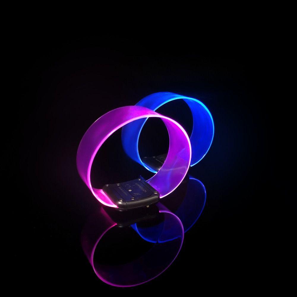 Magnet Luminous Bracelet Multiple Modes Flashing Wristband Star Backing Lighting Band Carnival